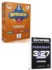 Paraf 2027 6. Sınıf İnteraktif Türkçe Etkinlikli Çalışma Kitabı 2 Modül+ EVP Akademi Paragraf