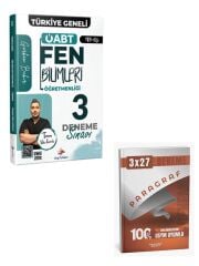 Dizgi  2026 MEB AGS ÖABT Fen Bilimleri Öğretmenliği Tamamı Video Çözümlü Türkiye Geneli 3 Deneme Sınavı+Anla Kazan Paragraf Deneme