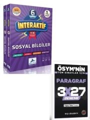 Paraf 2027 6. Sınıf İnteraktif Sosyal Bilgiler Etkinlikli Çalışma Kitabı 2 Modül+ EVP Akademi Paragraf