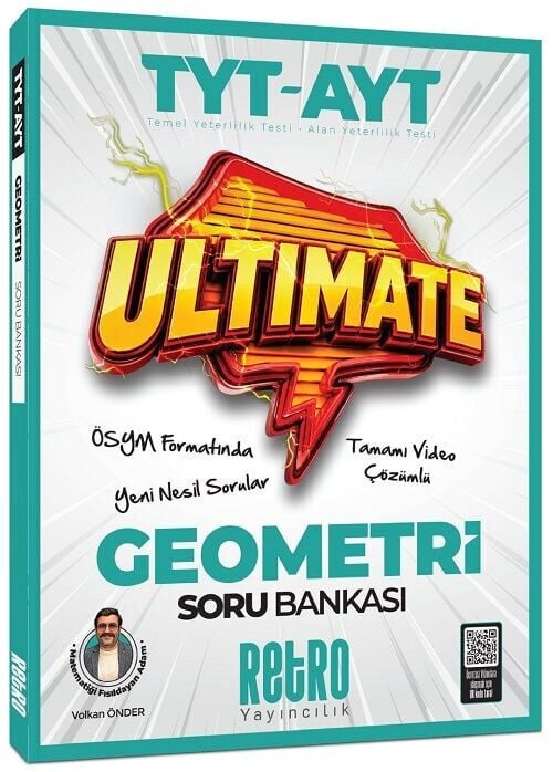 2027 Retro YKS TYT AYT Geometri Ultimate Soru Bankası Çözümlü - Volkan Önder