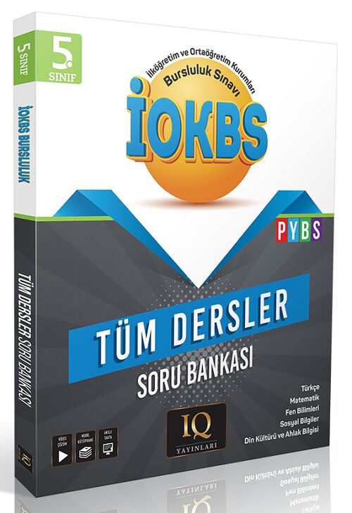 IQ Yayınları 5. Sınıf İOKBS Tüm Dersler Bursluluk Soru Bankası Çözümlü IQ Yayınları