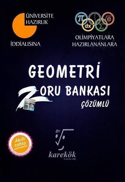 Karekök Yayınları Geometri Zoru Bankası Çözümlü