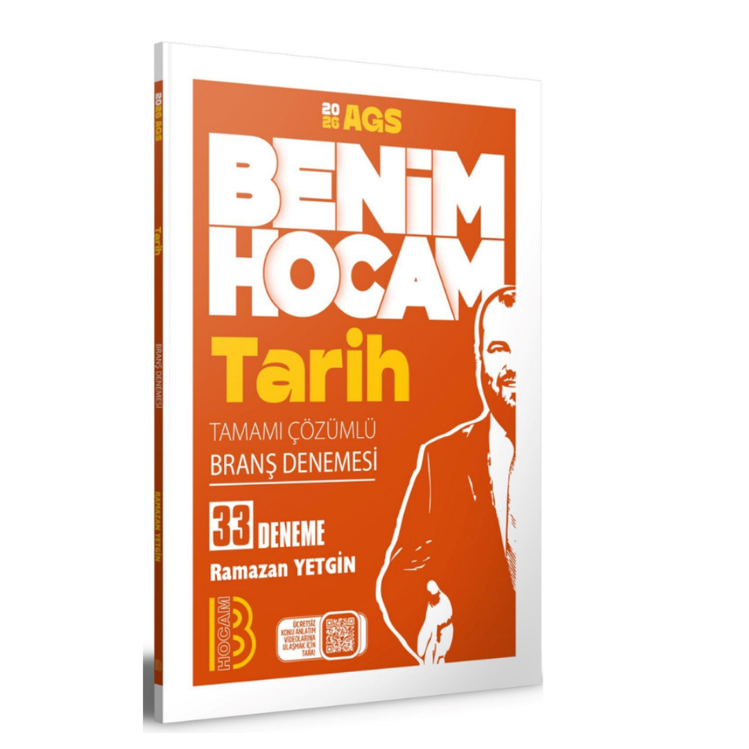 2026 MEB AGS Tarih 33 Branş Deneme Benim Hocam Yayınları