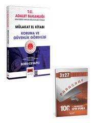 Yargı T.C. Adalet Bakanlığı Koruma ve Güvenlik Görevlisi Mülakat El Kitabı Soru-Cevaplı+Anla Kazan Paragraf Deneme