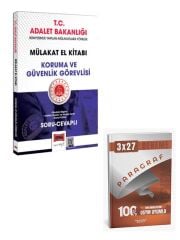 Yargı T.C. Adalet Bakanlığı Koruma ve Güvenlik Görevlisi Mülakat El Kitabı Soru-Cevaplı+Anla Kazan Paragraf Deneme