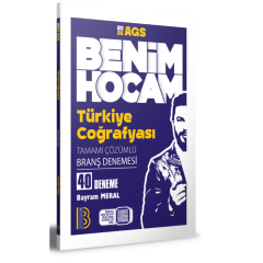 2026 MEB AGS Türkiye Coğrafyası Tamamı Çözümlü 40 Branş Deneme Benim Hocam Yayınları
