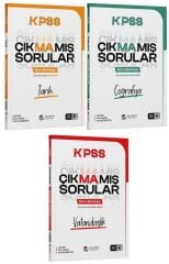 Akademi Denizi KPSS Tarih + Coğrafya + Vatandaşlık Çıkmamış Sorular Soru Bankası 3 lü Set Akademi Denizi