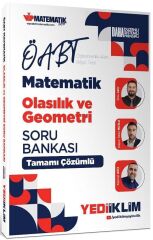 Yediiklim 2027 ÖABT MEB-AGS İlköğretim Ortaöğretim Lise Matematik Olasılık ve Geometri Soru Bankası Çözümlü