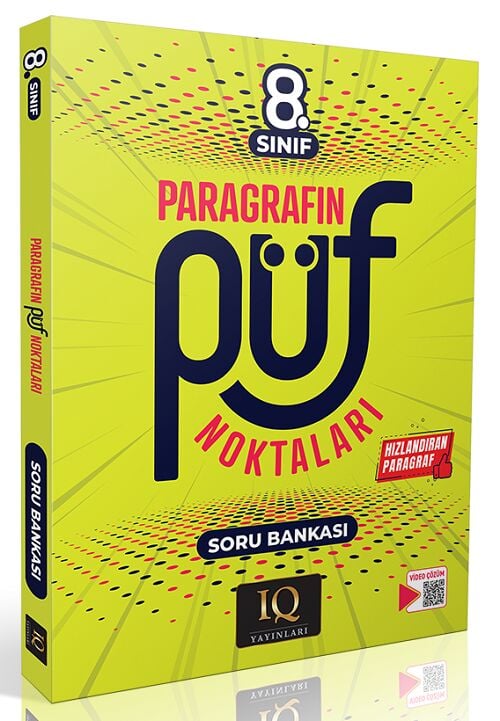 IQ Yayınları 8. Sınıf Paragrafın Püf Noktaları Soru Bankası Çözümlü IQ Yayınları