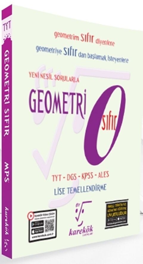Karekök Yayınları TYT DGS KPSS ALES Geometri SIFIR