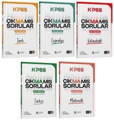 Akademi Denizi KPSS Genel Yetenek Genel Kültür Çıkmamış Sorular Soru Bankası 5 li Set Akademi Denizi