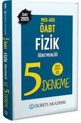 Öğreti 2025 MEB AGS ÖABT Fizik Öğretmenliği Tamamı Çözümlü 5 Deneme
