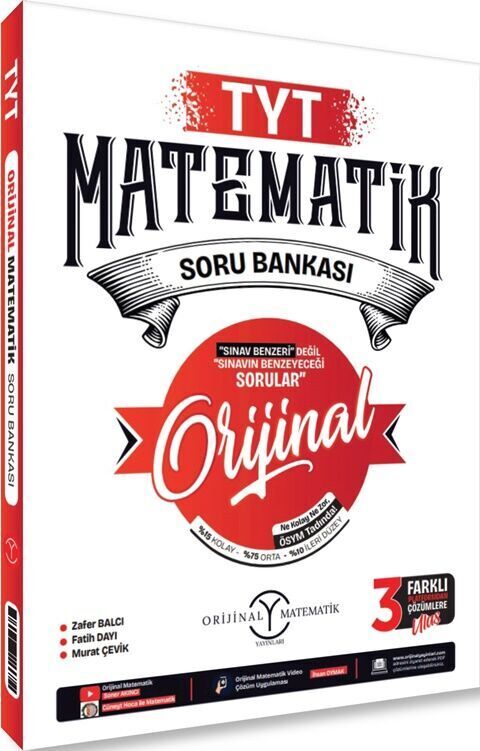 Orijinal Yayınları TYT Matematik Soru Bankası