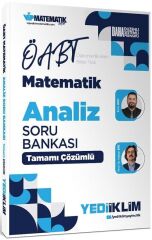 Yediiklim 2027 ÖABT MEB-AGS İlköğretim Ortaöğretim Lise Matematik Öğretmenliği Analiz Soru Bankası Çözümlü