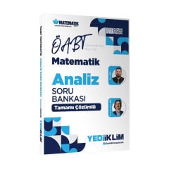 Yediiklim 2027 ÖABT MEB-AGS İlköğretim Ortaöğretim Lise Matematik Öğretmenliği Analiz Soru Bankası Çözümlü