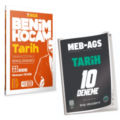 Benim Hocam 2026 MEB AGS Tarih 33 Branş Deneme & MEB-AGS Tarih 10 Deneme EVP Akademi Seti