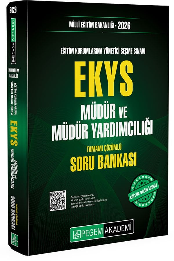 Pegem 2026 MEB EKYS Müdür ve Yardımcılığı Soru Bankası Pegem Akademi Yayınları