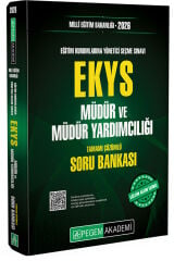 Pegem 2026 MEB EKYS Müdür ve Yardımcılığı Soru Bankası Pegem Akademi Yayınları
