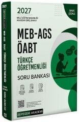 Pegem 2027 ÖABT MEB-AGS Türkçe Öğretmenliği Soru Bankası Çözümlü Pegem Akademi Yayınları