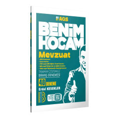 Benim Hocam Yayınları 2027 MEB-AGS Mevzuat Tamamı Çözümlü 40 Branş Deneme - Erdal Kesekler