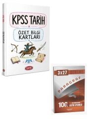 Data 2027 KPSS Tarih Özet Bilgi Kartları+Anla Kazan Paragraf Deneme