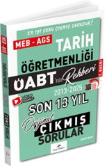 Dizgi Kitap 2026 MEB AGS ÖABT Tarih Konularına Göre Tasnif Edilmiş Son 13 Yıl Orijinal Çıkmış Sınav Soruları