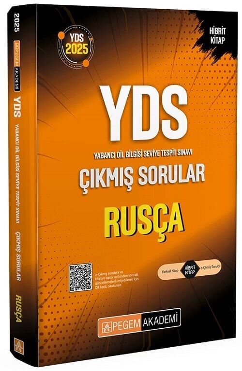 Pegem 2025 YDS Rusça Çıkmış Sorular Çözümlü Pegem Yayınları