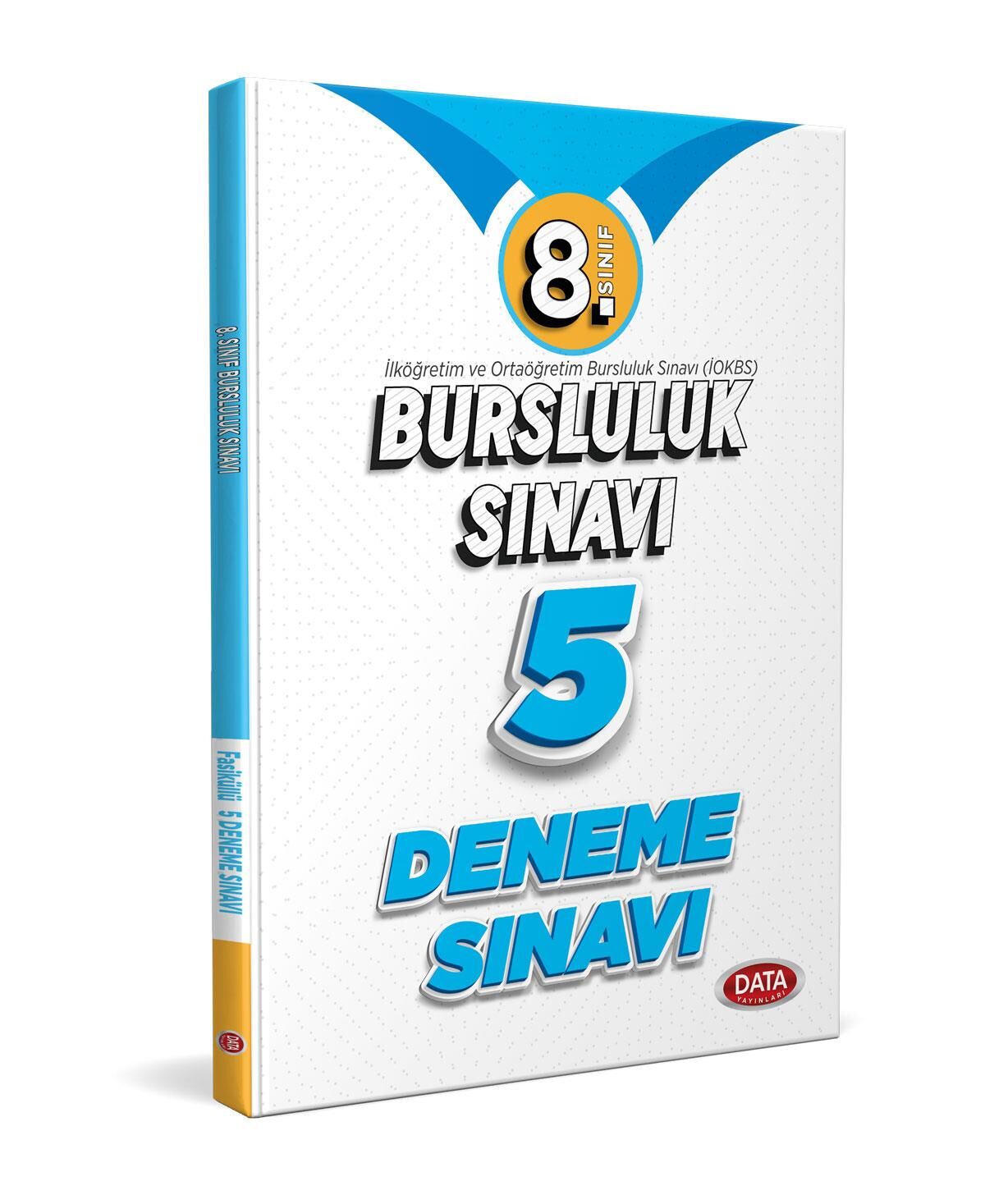 Data Yayınları 8. Sınıf Bursluluk Sınavı 5 Deneme Sınavı PYBS - İOKBS