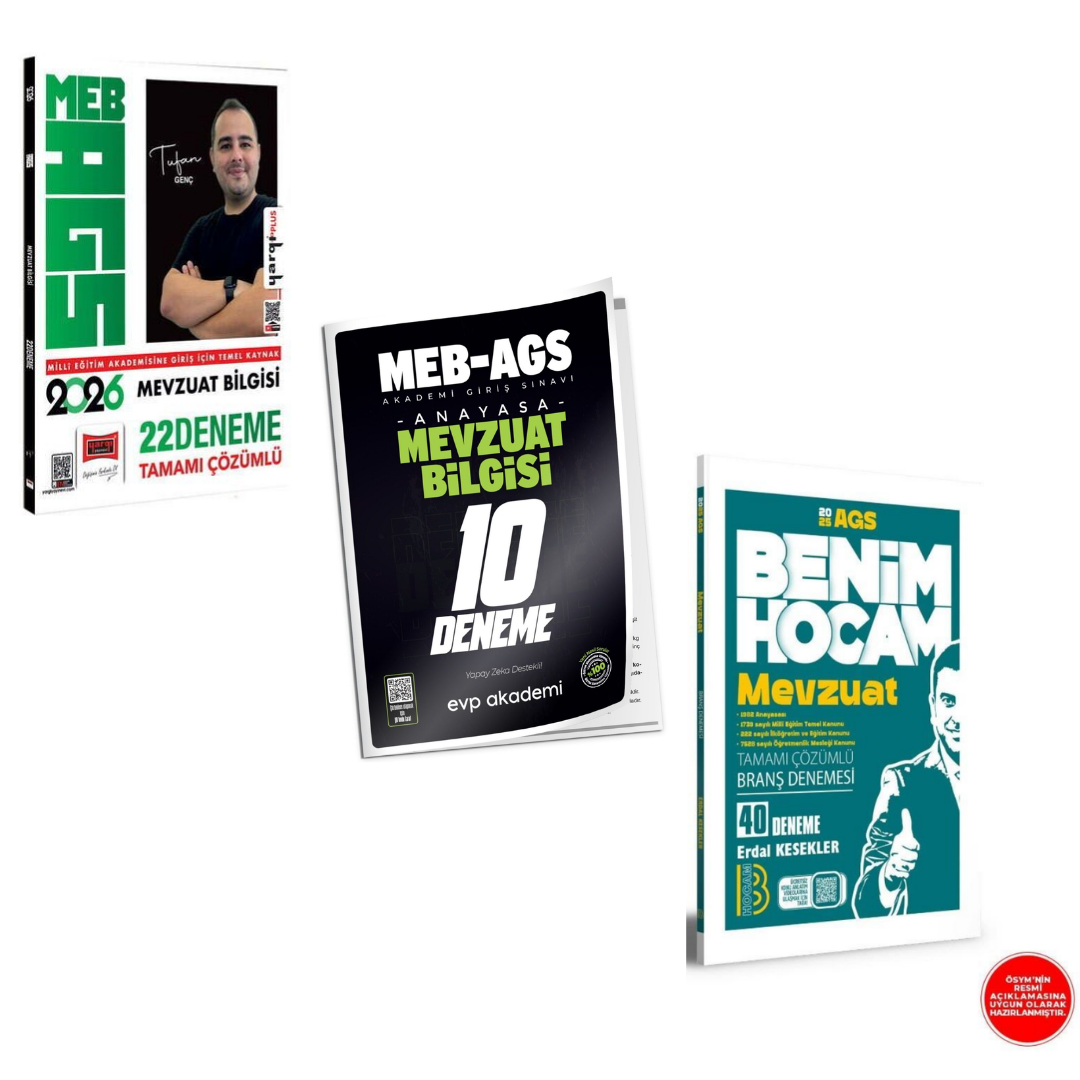 Benim Hocam 2026 MEB AGS Mevzuat 40 Branş Deneme & MEB AGS Mevzuat Deneme Seti