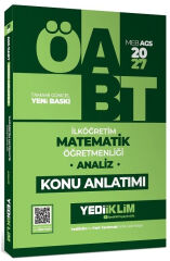 Yediiklim 2027 ÖABT MEB-AGS İlköğretim Matematik Öğretmenliği Analiz Konu Anlatımı