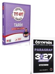 Paraf 2027 TYT AYT Görselli Yorumlu Tarih Video Ders Kitabı+ EVP Akademi Paragraf