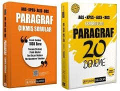 Pegem 2026 KPSS MEB-AGS ALES DGS Paragraf Çıkmış Sorular + 20 Deneme 2 li Set Pegem Akademi Yayınları