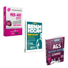 Pegem 2026 MEB AGS Mevzuat Soru Bankası & Benim Hocam MEB AGS Mevzuat Deneme & Dizgi Kitap MEB AGS Mevzuat Çıkmış Sorular Seti
