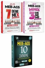 Pegem + İndeks 2025 MEB-AGS 10+10 Deneme 3 lü Set Pegem + İndeks Akademi Yayınları