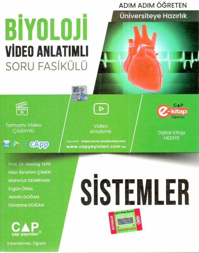 Çap Üniversiteye Hazırlık Biyoloji Sistemler Soru Fasikülü
