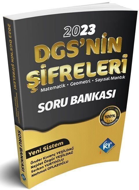 KR Akademi 2024 DGS nin Şifreleri Soru Bankası