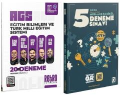 YENİ AGS - Retro + Bigelio 2026 MEB-AGS Eğitim Bilimleri 20 + 5 Deneme 2 li Set - Fatih Genç Retro + Bigelio Yayıncılık