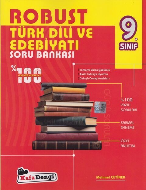 Kafa Dengi Yayınları 9. Sınıf Türk Dili ve Edebiyatı Robust Soru Bankası