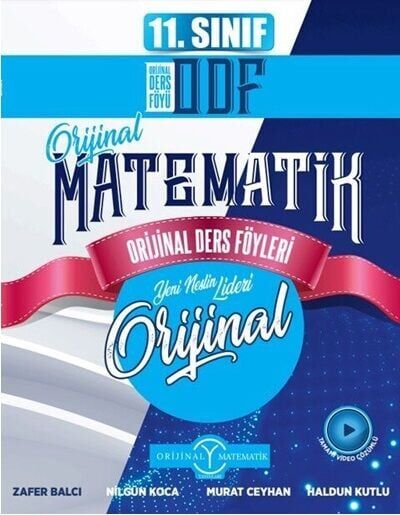 2027 Orijinal 11. Sınıf Matematik ODF Ders Föyleri