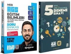 YENİ AGS - Retro + Bigelio 2026 MEB-AGS Eğitim Bilimleri Öğretmenler Ekibi Soru Bankası + 5 Deneme 2 li Set - Fatih Genç Retro + Bigelio Yayıncılık