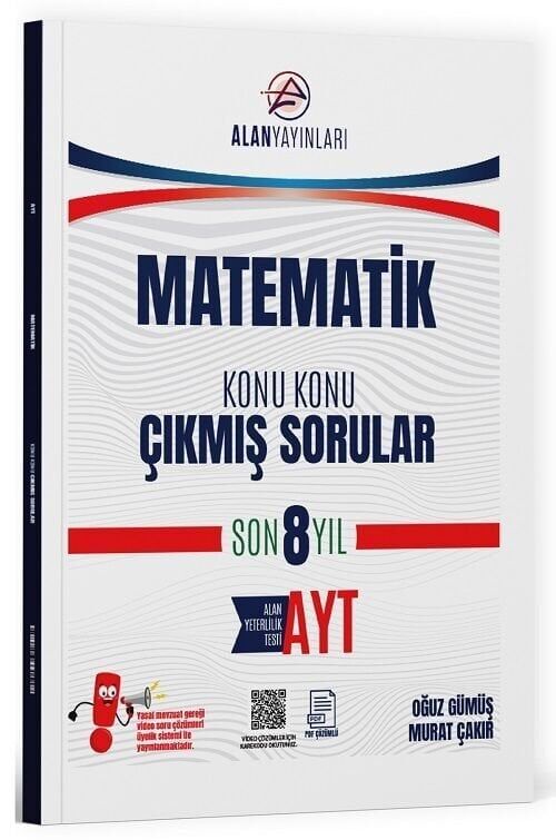 Alan Yayınları YKS AYT Matematik Çıkmış Sorular Son 8 Yıl Konu Konu Çözümlü Alan Yayınları
