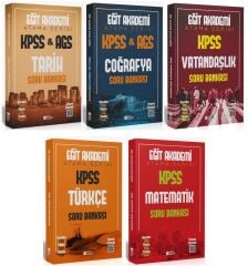 Eğit Akademi 2026 KPSS Genel Yetenek Genel Kültür Atama Serisi Soru Bankası 5 li Set Eğit Akademi