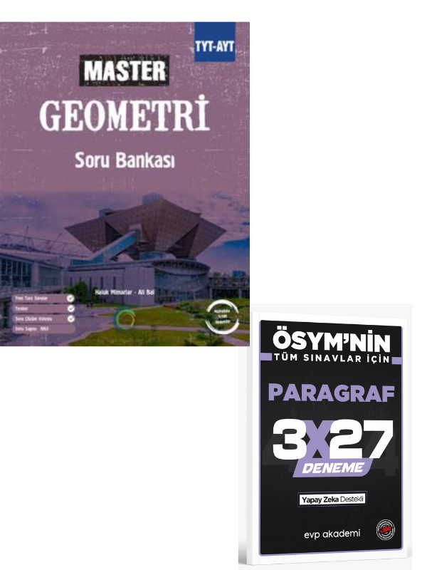 Okyanus 2027 TYT AYT Geometri Master Soru Bankası+ EVP Akademi Paragraf