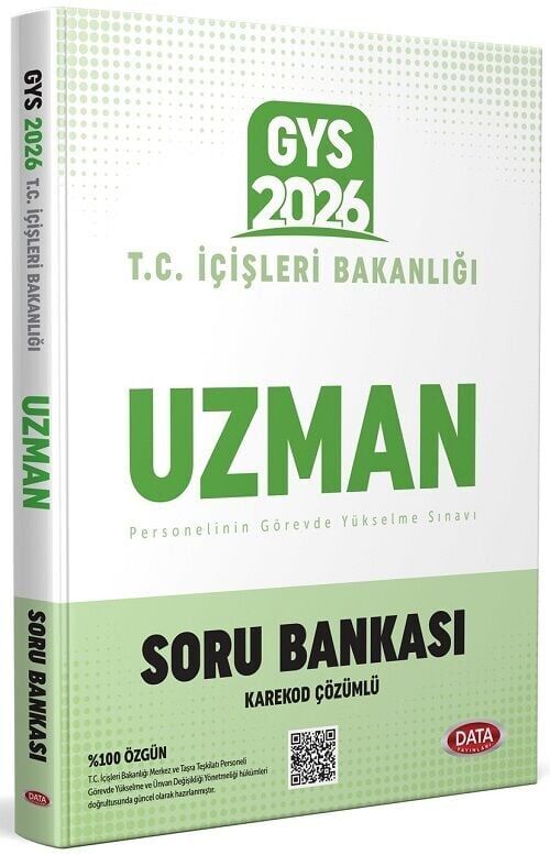 Data 2026 GYS İçişleri Bakanlığı Uzman Soru Bankası Görevde Yükselme Data Yayınları