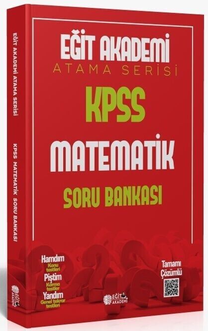 Eğit Akademi KPSS Matematik Atama Serisi Soru Bankası
