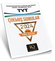 IQ Yayınları YKS TYT 2024 Çıkmış Sorular Tıpkı Basım IQ Yayınları