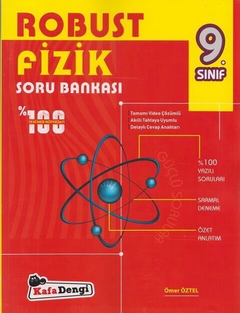 Kafa Dengi Yayınları 9. Sınıf Fizik Robust Soru Bankası
