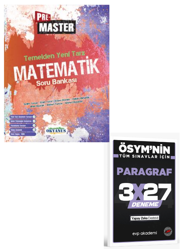 Okyanus 2027 Matematik Premaster Soru Bankası+ EVP Akademi Paragraf