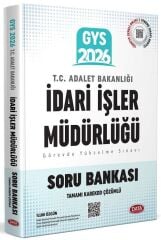 Data 2026 GYS Adalet Bakanlığı İdari İşler Müdürlüğü Soru Bankası Çözümlü Görevde Yükselme Data Yayınları