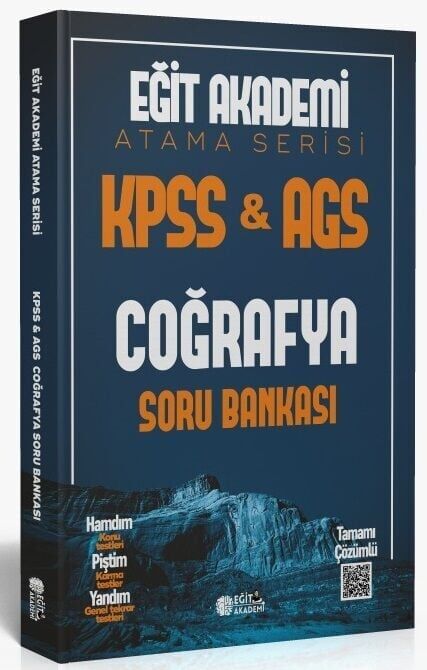 Eğit Akademi KPSS AGS Coğrafya Atama Serisi Soru Bankası
